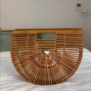 Cult Gaia Gaias Bamboo Ark Small Top Handle Bag